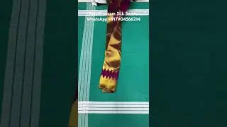 🤩LUXURY SAREE GOALS! Pure Kanchipuram Silk Sarees - Whatsapp 7904566214 #geethusarees