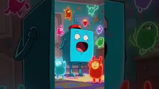 Clean Up Fun with Boxy the Toy Box!  #animation #animalcharacter #3danimation