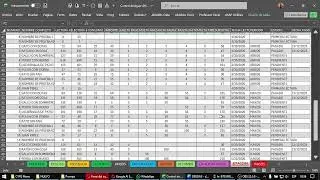 Avance Planilla cobro de agua - lista rapida de deudas por mes y movimiento de dinero