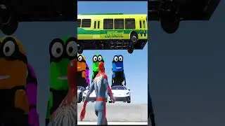 want to See CRAZY GTA 5 Stunts? Watch This Now!  #shorts #short #spiderman #gta