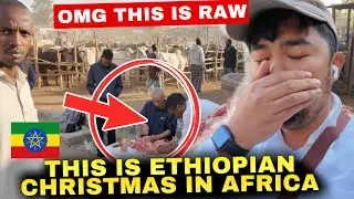 EATING TRADITIONAL ETHIOPIAN FOOD IN AFRICA 🇪🇹 FOR THEIR CHRISTMAS IN JANUARY 😱
