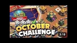How to 3 star October Qualifier Challenge ||Clash Of clans || Oct season 2021