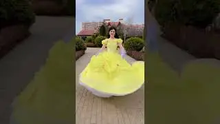 Spinning💃🏻#disneyprincess #cosplay #disneycosplay #princessbelle #beautyandthebeast #belle