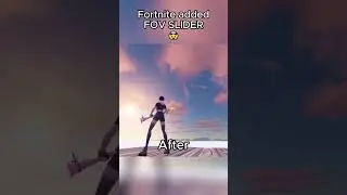 Fortnite added a FOV SLIDER 🤯 #soliopz #fortnite #howto