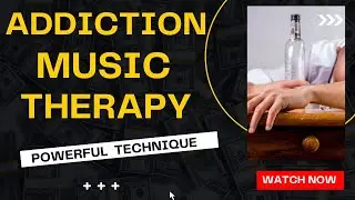 Addiction music therapy (brain waves tones with visual stimulation