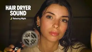 🔴 24/7 ASMR White Noise Hair Dryer - Deep Sleep, Baby Colic & Study | No Mid-Roll Ads