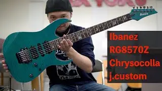 ギターキッズ憧れのIbanez「 j.custom」を弾かせていただきました！