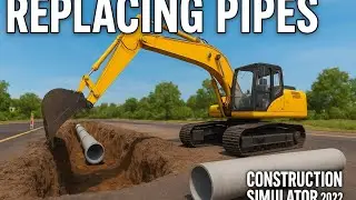 Pipe Replacement Contract Completed | Construction Simulator 2022