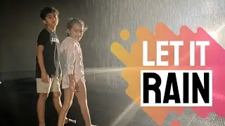 The Rain Room Art Installation l Kyan & Keira