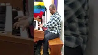 Dr D.K Olukoya the general Overseer of MFM on the piano... God bless daddy