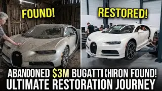 Found a $3,000,000 Abandoned Bugatti in a Grandmother's Garage! - Ultimate Restoration ASMR