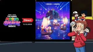 ✨Super Mario Galaxy Movie Trailer Direct 11/12/2025 Reaction w the boys!