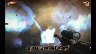 Bulletstorm Beta - Sniper Rifle - Broken Wings Skillshot (HD 720P)