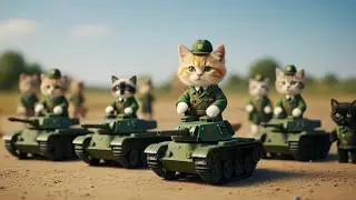 Epic Soldier Cat Training | Milo Meow&rsquo;s Army Adventure! 🐱🎖️