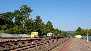 55664 Silchar - Agartala Passenger arriving at Ambassa