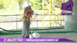 REDES  ANTICAIDAS. SISTEMA DE COLOCACION EN V, TIPO HORCA