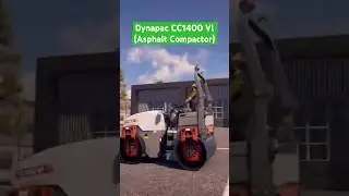 smallest Asphalt Compactor in Construction Simulator