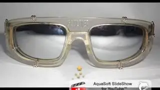 JEAN PAUL GAULTIER VINTAGE PERSPEX SUNGLASSES-MODEL 56-6202
