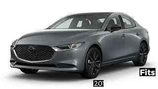 Поперечные дуги багажника на крышу Mazda 3 2019&ndash;2023 годов (требуются BCYH-50-9L0A и BCYH-50-9H0A) | Оригинальные OEM BDEL-V3-840