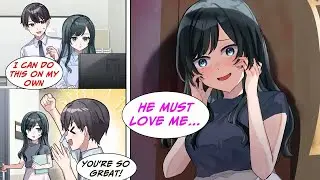 [Manga Dub] I praised the new girl to open her up, but now she thinks that I'm in love with her...!?