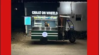 Chaat on wheels on  e rickshaw food cartcrafted by the experts at #jsfoodcartmanufacturers! 95824241
