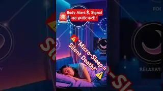 Micro-Sleep: खुली आंखों वाला मौत का ट्रैप! 😳🧠 | Human Body Fact That Can Kill You!