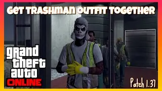 Trashman Outfit Glitch Patch 1.37 | Squad Goals | GTAV Online Gameplay (PS4 PRO)