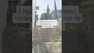 Ruins Ancient in Delphi Greece #travelgreece