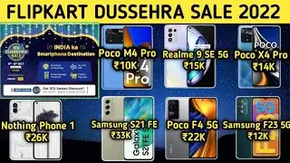 Crazy Offers 🔥Flipkart Big Dussehra Sale 2022 - 10 Best Smartphone Deals | Flipkart New Sale