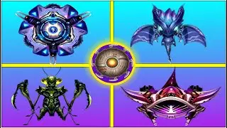 Space Shooter New Mini Bosses 33 34 35 Fight |  Rockit Studio | World Bosses