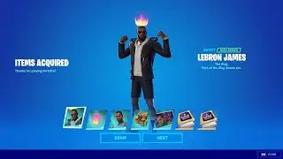 NEW LEBRON JAMES ICON SERIES SKIN | Fortnite Item Shop Review (July 15th)