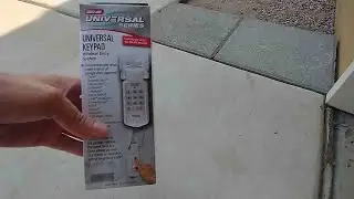 How to program Genie Universal Garage Door Key Pad for any garage door opener MY WAY