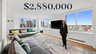 Amazing NYC Luxury Apartment Tour!  $2.8 Million Midtown High Rise