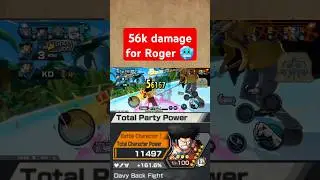 56K Damage for Roger at 50% only - Boost 4 Afro Luffy Davy Back Fight 🥶🥶 One Piece Bounty Rush #opbr