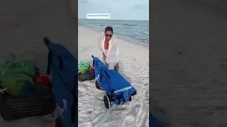 MOM FIND! Best multipurpose wagon ☀️🌊🏖️🌴 An easy to pull wagon that transforms into a bench with