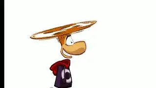 Rayman Hair test animation