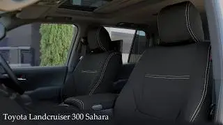 Toyota Landcruiser 300 series Sahara x Supertrim Neoprene Car Seat Cover