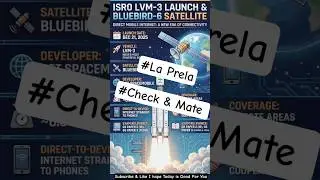 ISRO LVM-3 Launch & BlueBird-6 Satellite for Direct Mobile Internet #ias #news #laperla