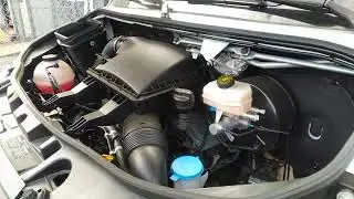 Звук мотора Mercedes-Benz 2.0L I4 Turbo Gas от 2022 Mercedes-Benz Sprinter Cargo Van W1Y40CHY1NT1...