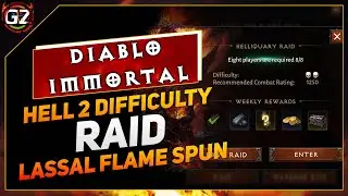 Diablo Immortal | Hell 2 Difficulty - RAID | Lassal The Flame Spun | Helliquary Raid | Demon Hunter