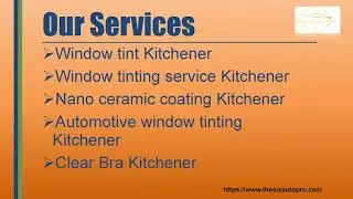 Commercial window tint Kitchener || Window tint Kitchener || Window tinting service Kitchener #car