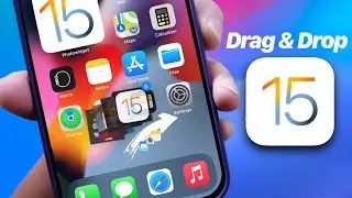 NEW iOS 15 Drag & drop Feature | How it works