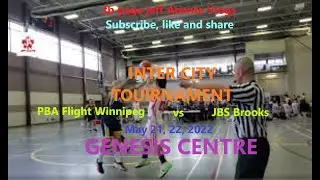INTER CITY BASKETBALL TOURNAMENT AT GENESIS CENTRE ALBERTA CANADA/ JBS Brooks vs PBA Winnipeg