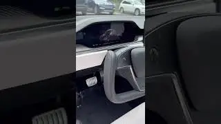 2022 Tesla Model S Plaid Black on White Interior #24767