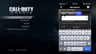 **[PATCHED]** CoD: Ghosts Clantag Buttons+Colors!