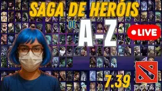 BORA jogar DOTA 2 🔥 Overpower TOTAL e subida de MMMR! [LIVE] COME&Ccedil;ANDO A SAGA DE HER&Oacute;IS de A at&eacute; Z