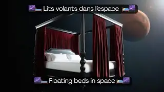 🌌🛏️ Lits volants dans l&rsquo;espace | Floating beds in space &ndash; Relaxation sommeil 🛌🌌