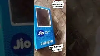 Jio Battery 🔋 Best Power Back-up Jio Phone 📱