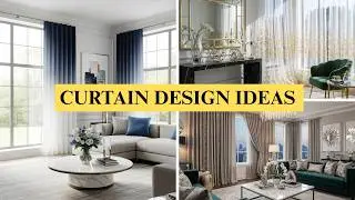 Top 8  Trending Curtain Designs for Living Rooms 2025 | Modern & Stylish Curtain Ideas