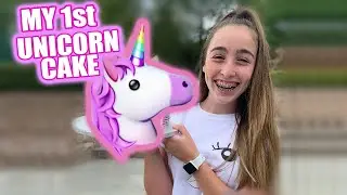 HOW TO MAKE A UNICORN CAKE | Baking | Lilybakes
